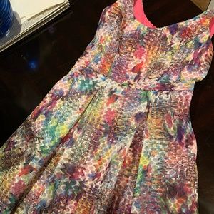 New York & Company Multi-Colored Dress